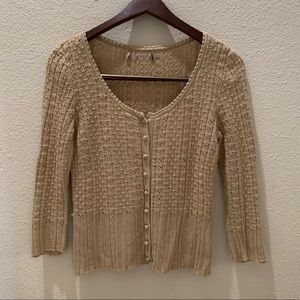 Cardigan sweater top